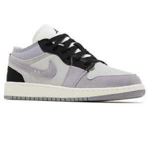 Nike Air Jordan 1 Low SE Craft Sneakers  Gray/ Black